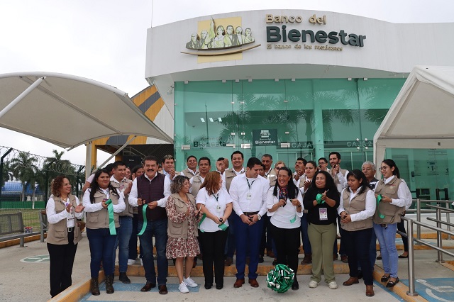 Encabeza Leobardo Gómez inauguración de banco bienestar