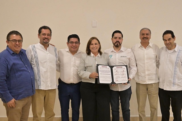 SE ADHIEREN ASOCIACIONES POLÍTICAS A ROCÍO NAHLE